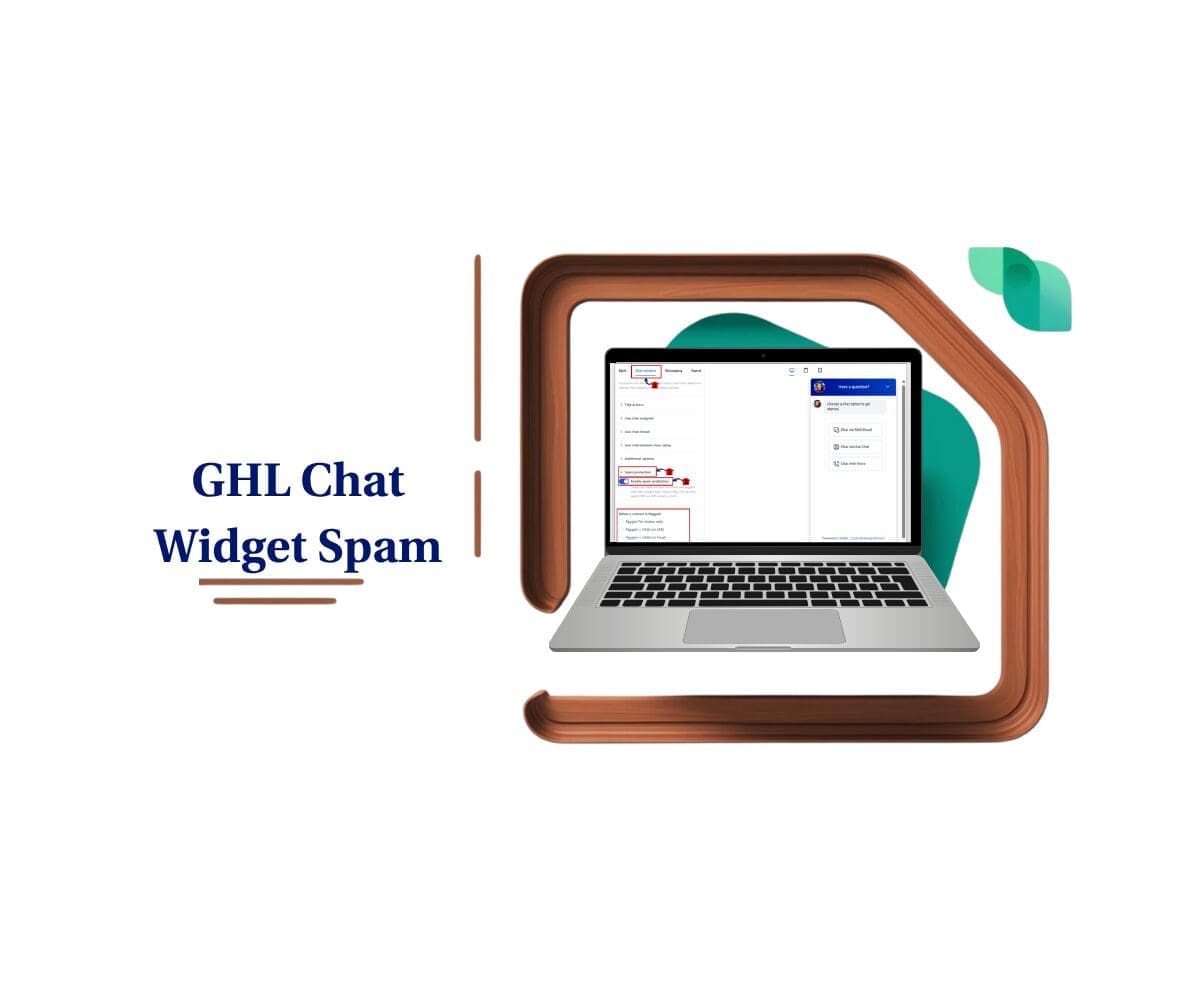 ghl chat widget spam
