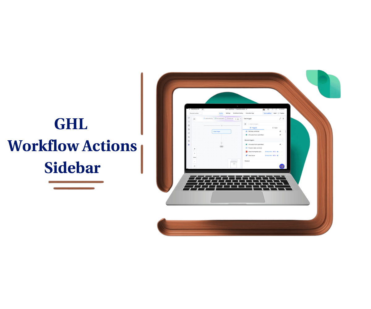 GHL Workflow Actions Sidebar Now Shows the Right Shortcuts