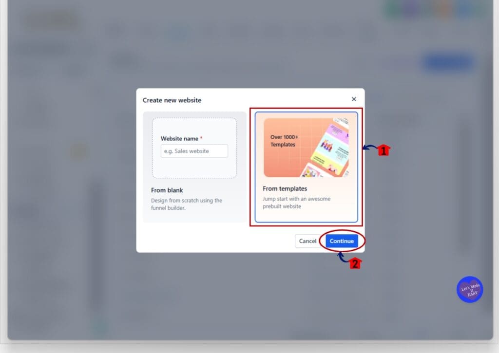 template-update-step02 ghl template update - choose