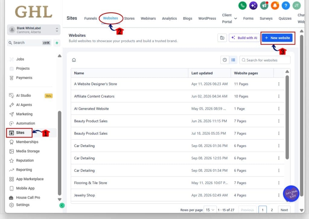 how to use ghl template updates