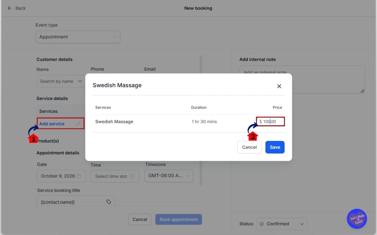 Custom Service Pricing
 - Open the Service Price Editor