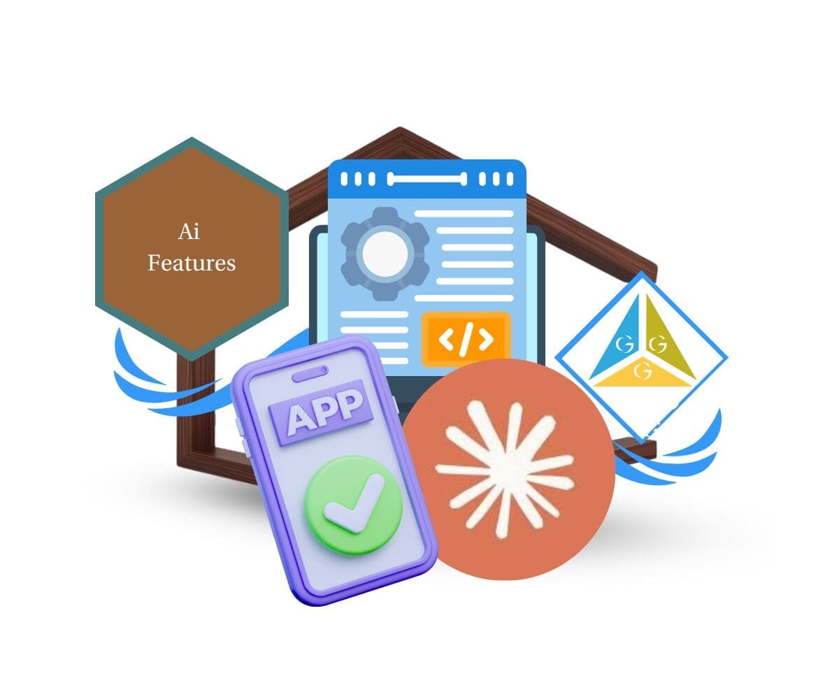 GoHighLevel AI App Backend with AI Studio Cloud database, user accounts, and file storage